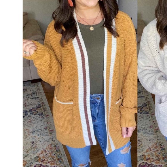 Universal Thread Women’s Striped Cardigan - Picture 3 of 10